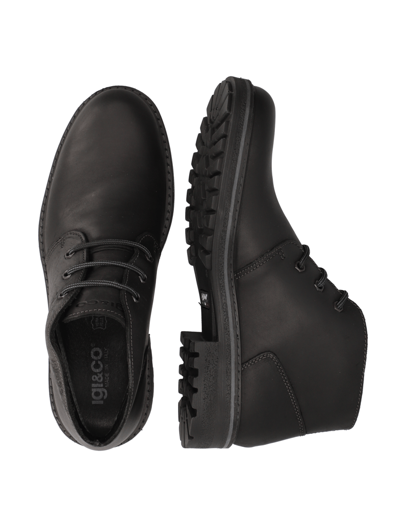 IGI&CO-Glattleder-Boot-schwarz