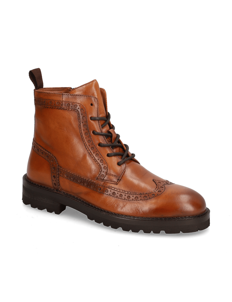 Pat-Calvin-hladká-kůže-šněrovací-polokozačky