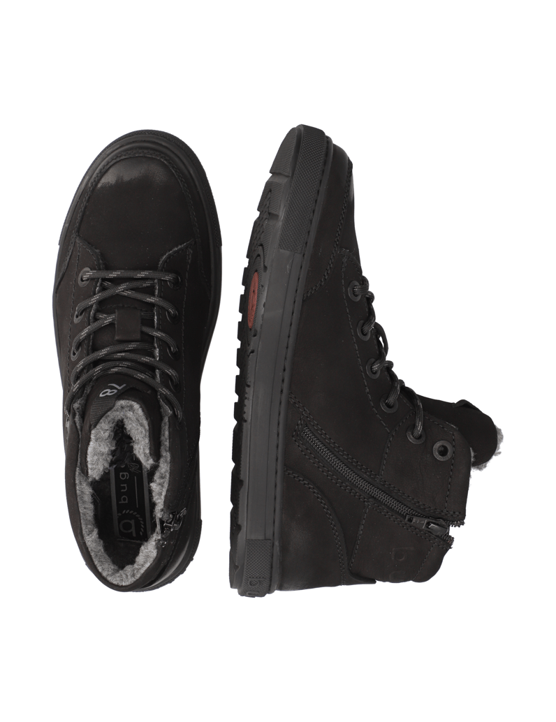 BUGATTI-DENIM-Sportovní-kotníčkové-boty-černá