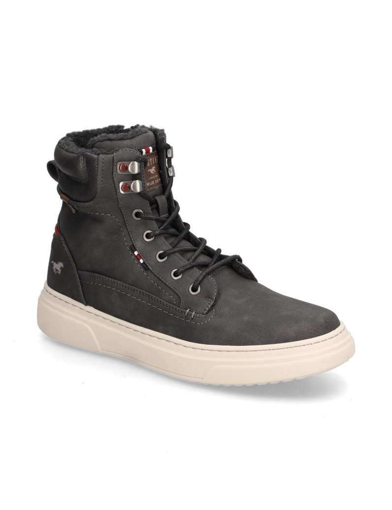 Mustang-Sneaker-Mid-Cut-šedá