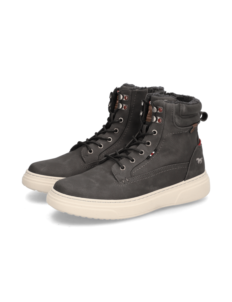 Mustang-Sneaker-Mid-Cut-šedá