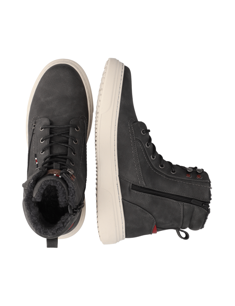 Mustang-Sneaker-Mid-Cut-šedá