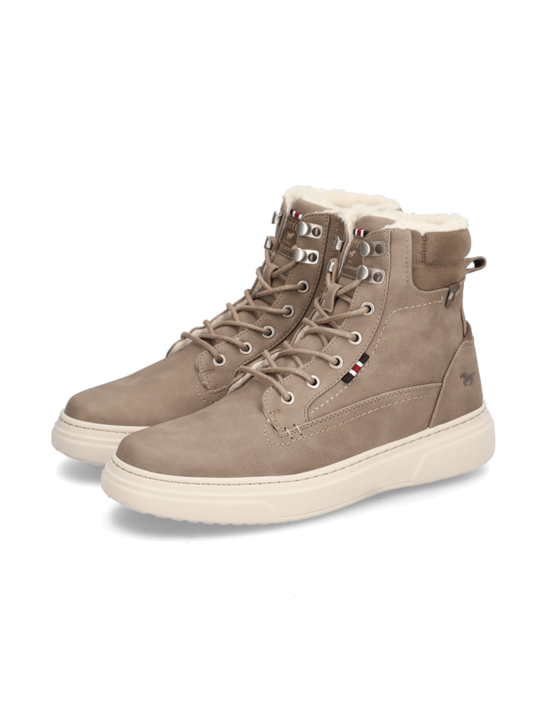 Mustang-Sneaker-Mid-Cut-šedá