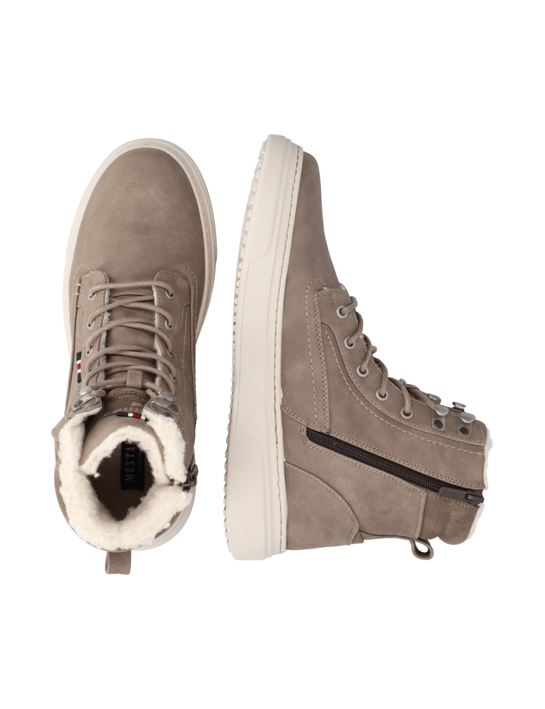 Mustang-Sneaker-Mid-Cut-šedá