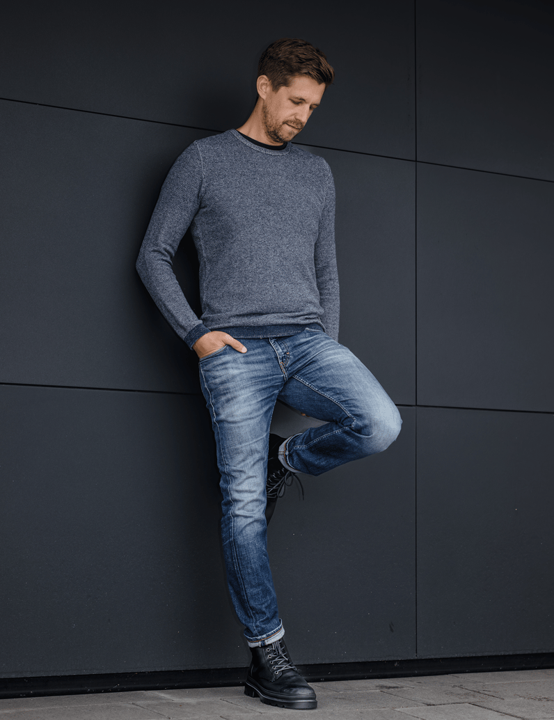 IGI&CO-hladká-koža-členková-obuv-čierna