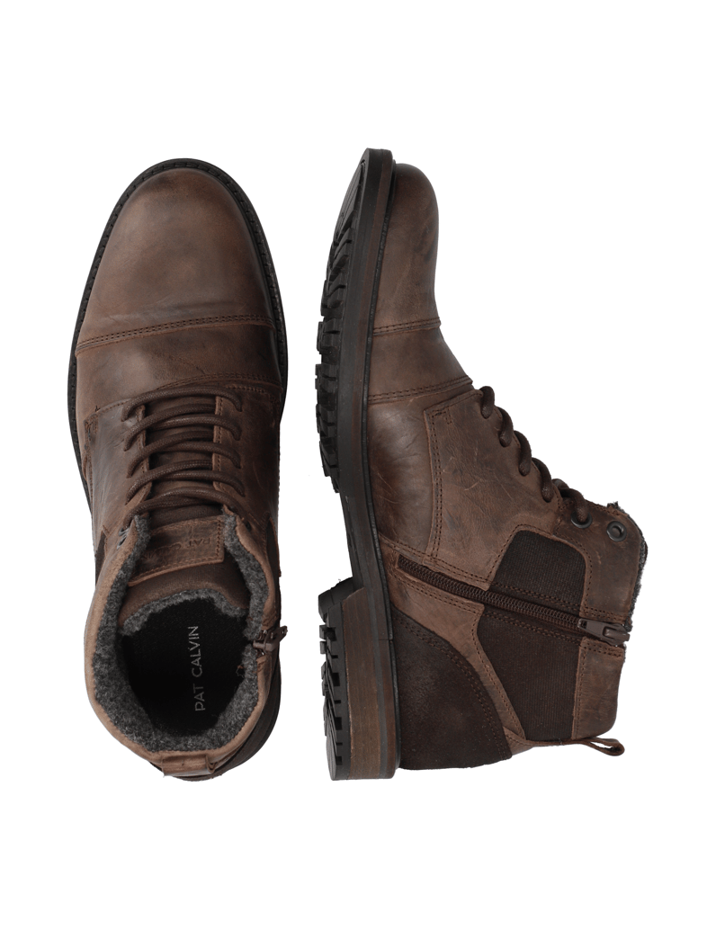 Pat-Calvin-Lederkombination-Boot-schwarz