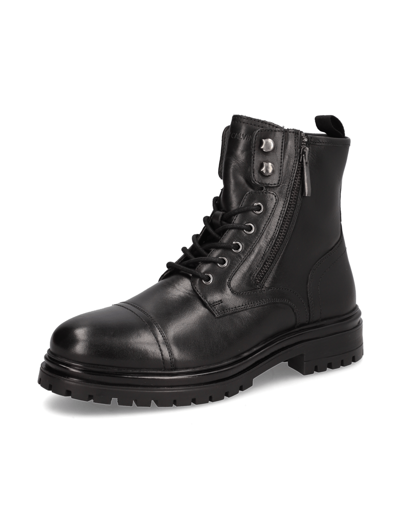 Pat-Calvin-Glattleder-Boot-schwarz
