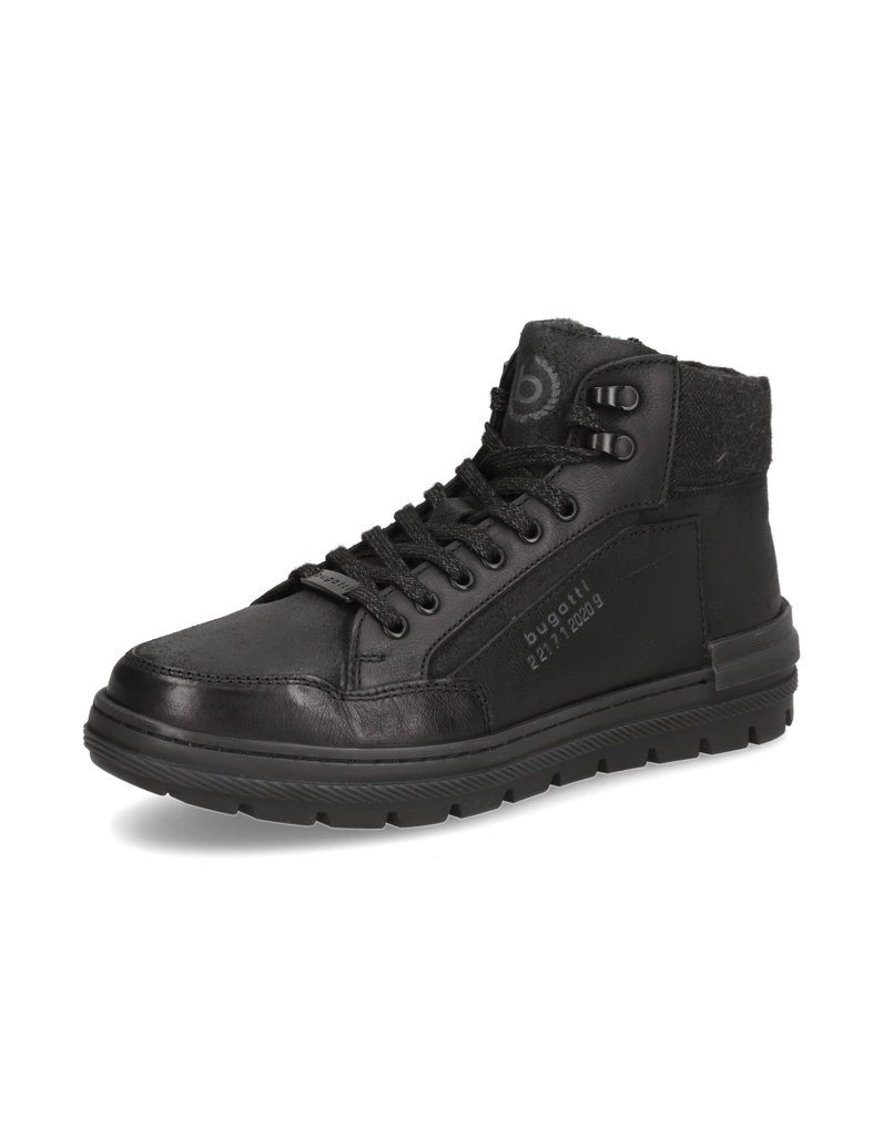 BUGATTI-DENIM-športni-gležnjarji-črna