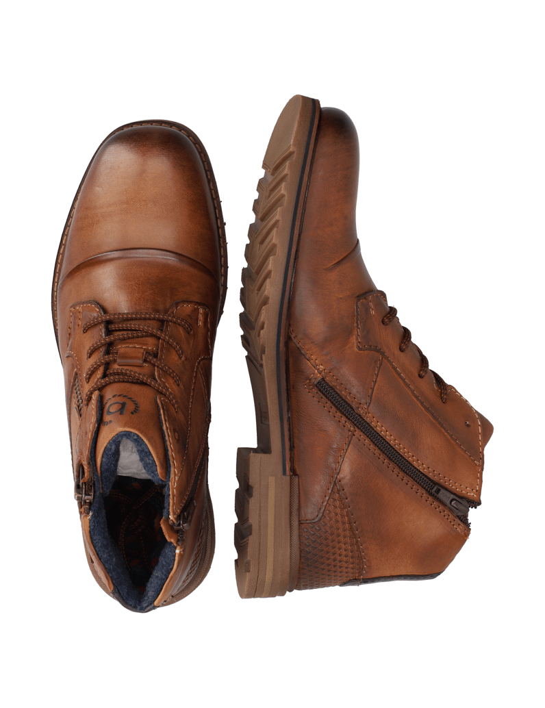 BUGATTI-DENIM-Sportovní-kotníčkové-boty-koňaková