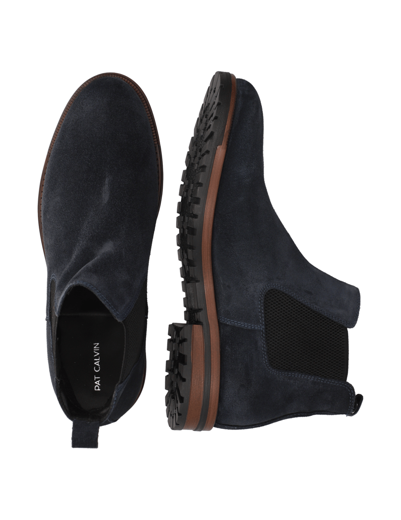 Pat-Calvin-Veloursleder-Chelsea-grau