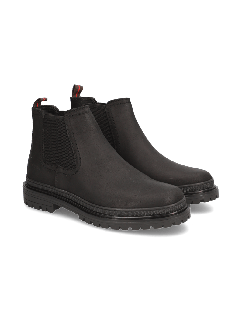 Pat-Calvin-Veloursleder-Chelsea-črna