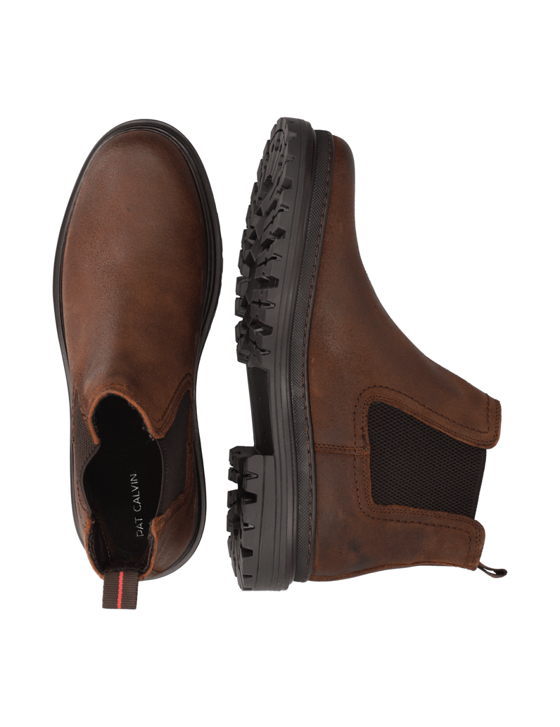 Pat-Calvin-Veloursleder-Chelsea-črna