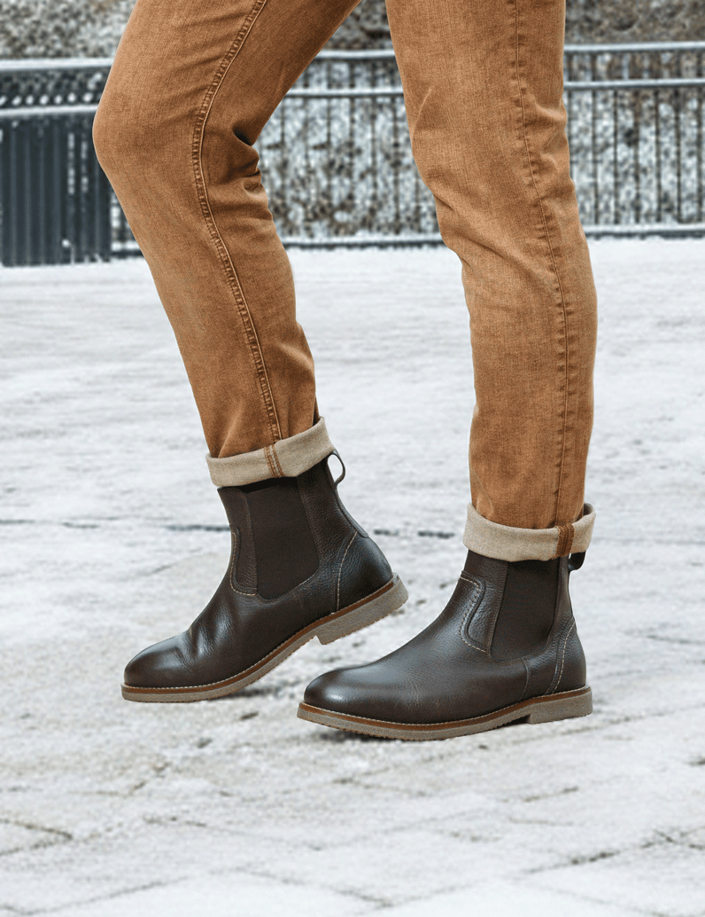 Kalman-&-Kalman-Glattleder-Chelsea-črna