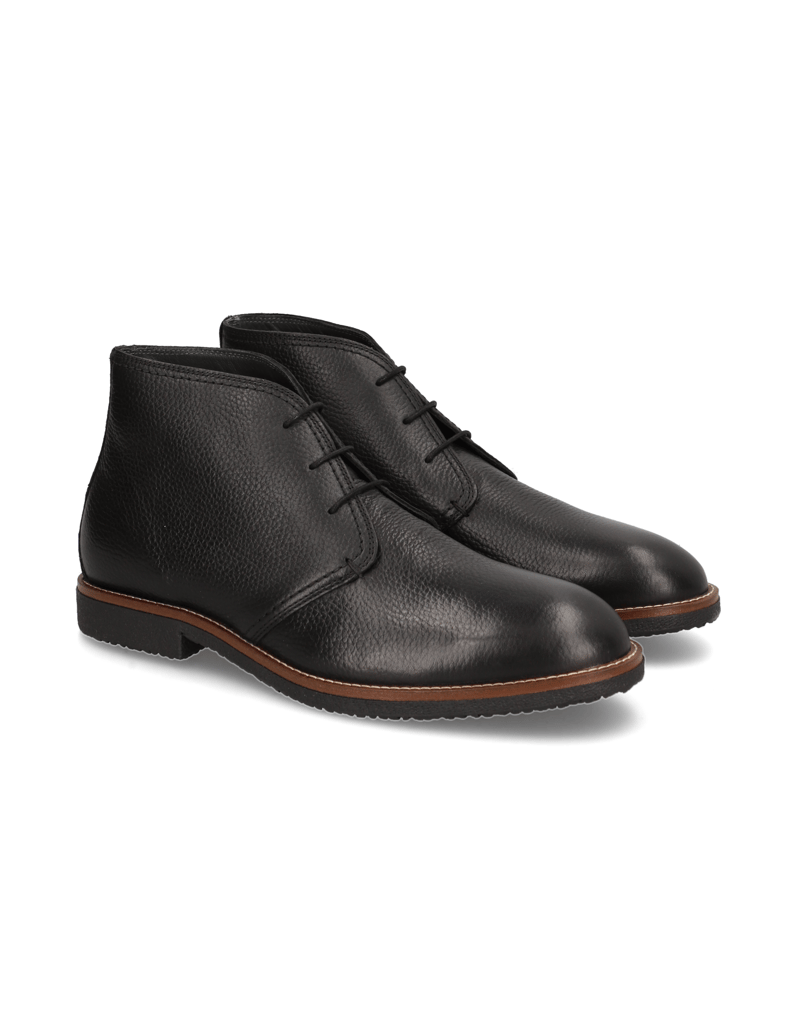 Kalman-&-Kalman-Glattleder-Boot-črna