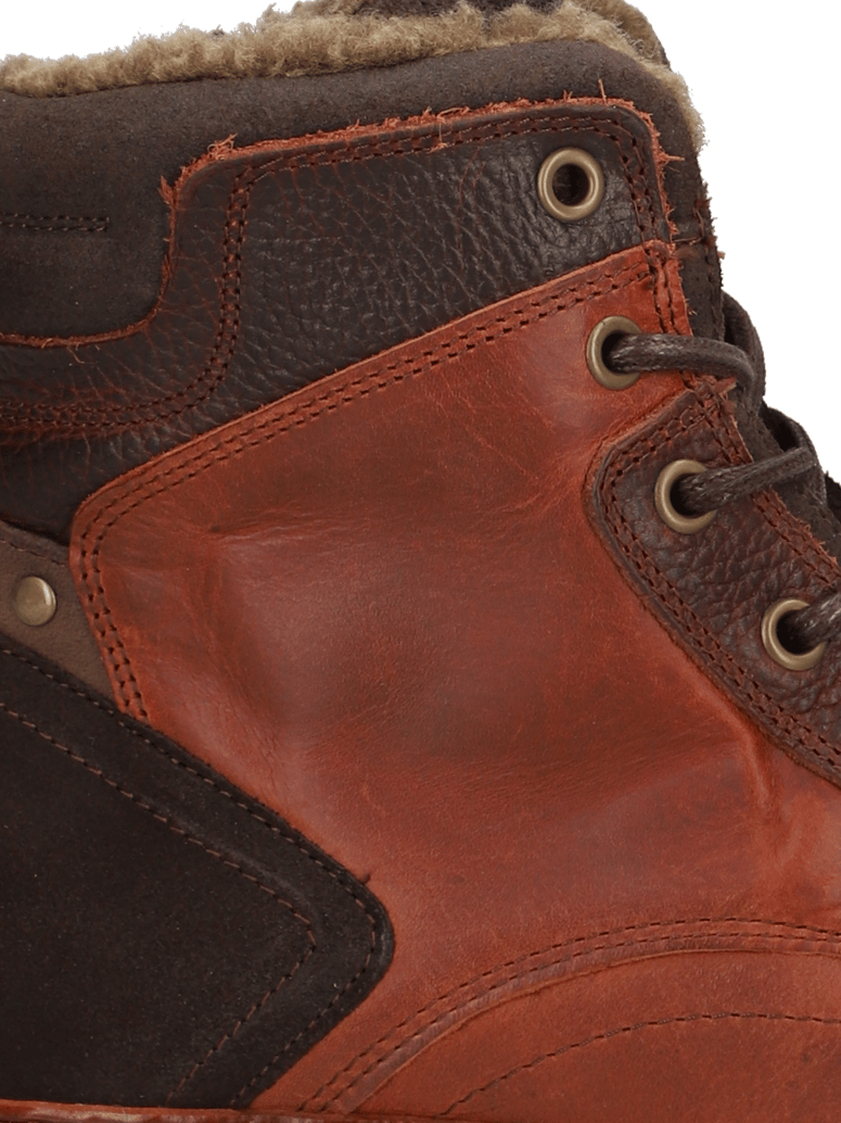 Pat-Calvin-Glattleder-Boot-hnedá