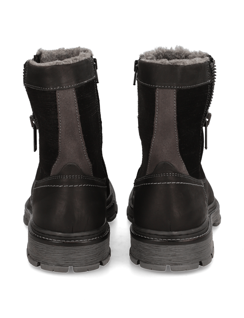 Pat-Calvin-Lederkombination-Stiefel-schwarz