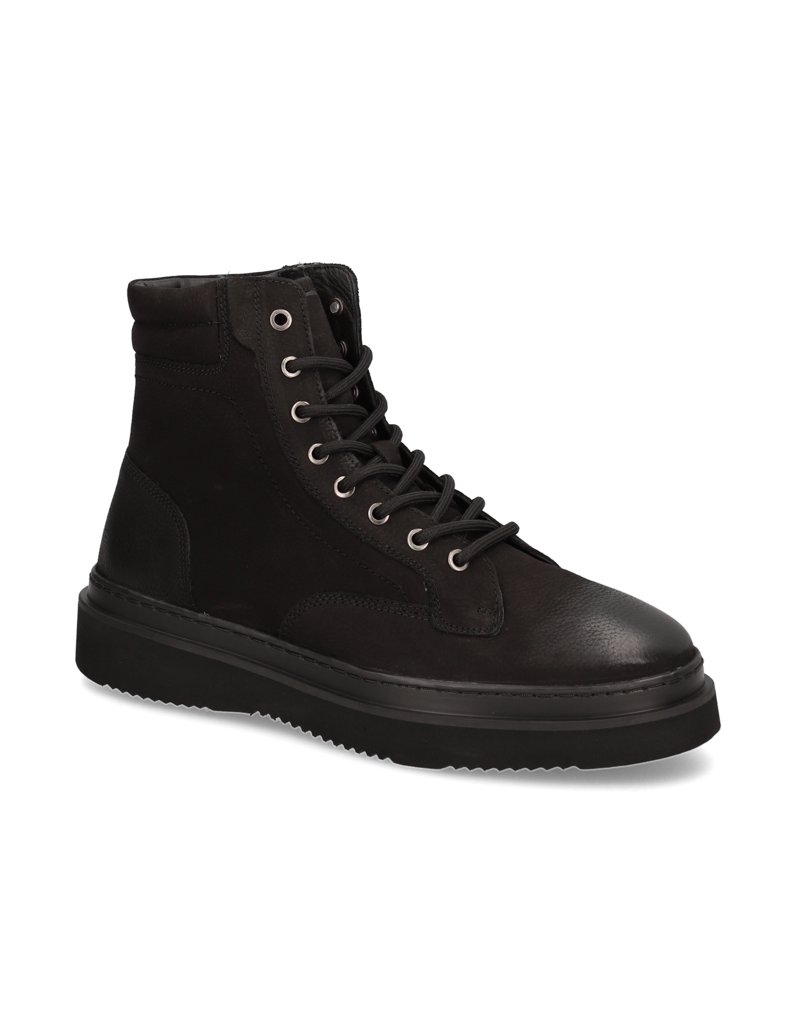 Pat-Calvin-Nubukleder-Boot-schwarz