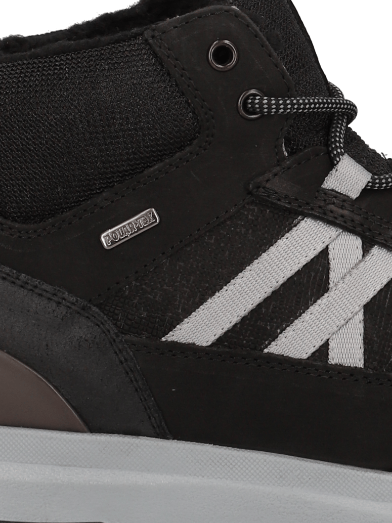 Pat-Calvin-Lederkombination-Boot-črna