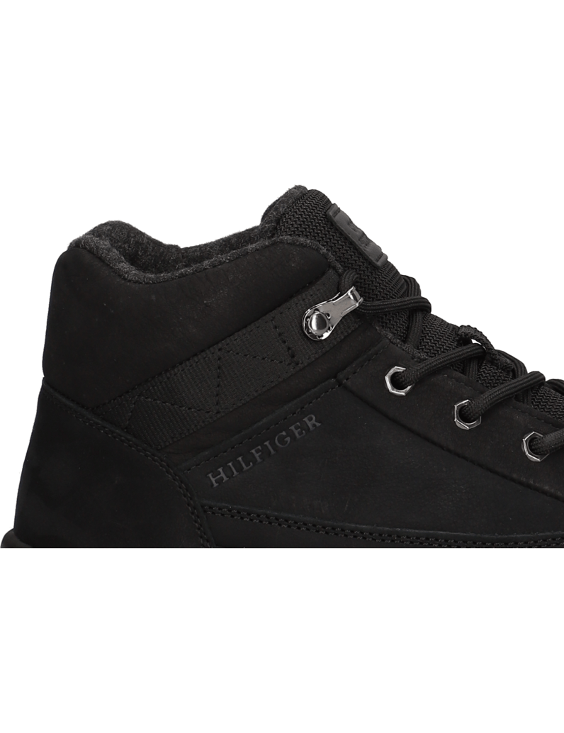 Tommy-Hilfiger-HILFIGER-WARM-NUBUCK-HYBRID-B-černá