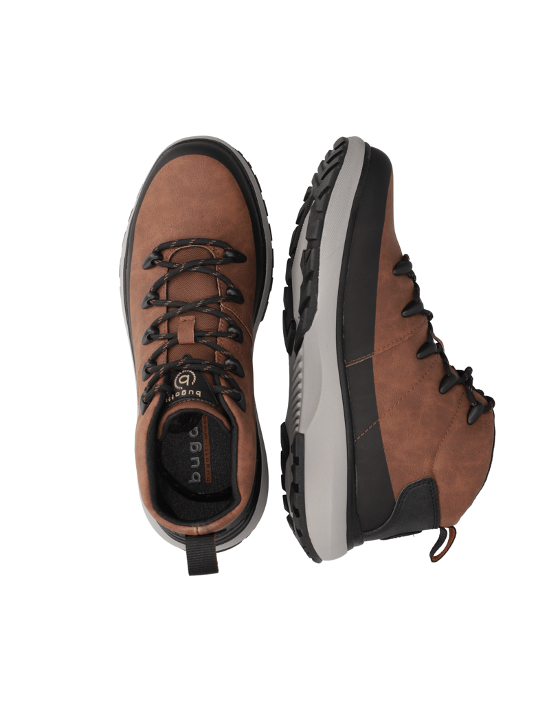 BUGATTI-DENIM-kotníčkové-boty-koňaková