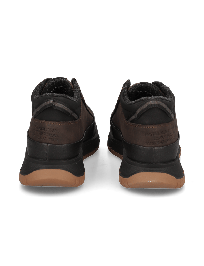 BUGATTI-DENIM-Imitácia-kože-kotníčkové-boty-černá