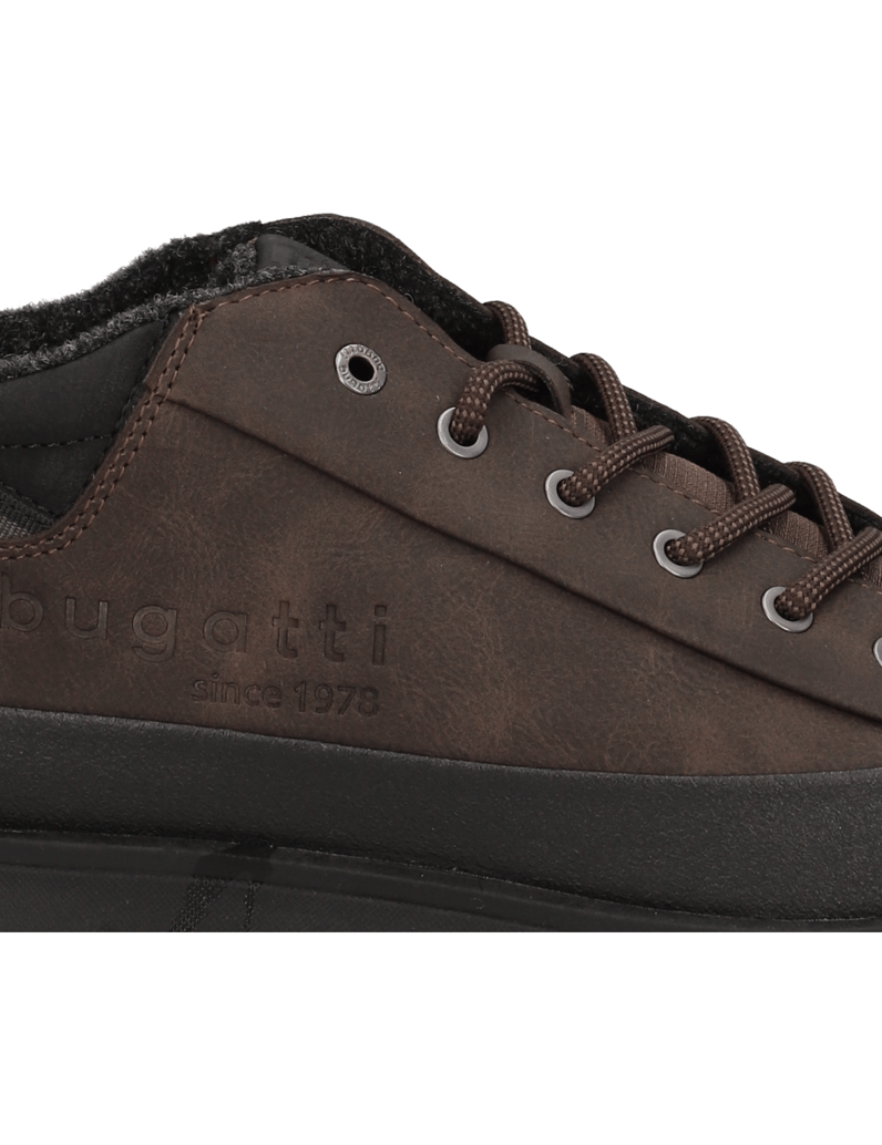 BUGATTI-DENIM-Imitácia-kože-kotníčkové-boty-černá