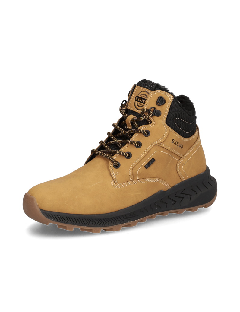 S.Oliver-Lederimitat-Boot-cognac