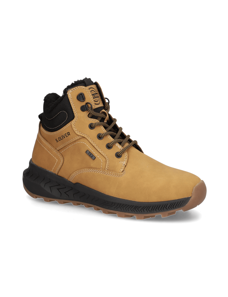 S.Oliver-Lederimitat-Boot-cognac