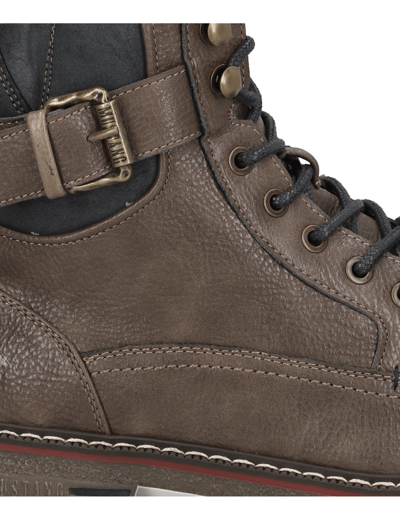 Mustang-imitácia-kože-členková-obuv-hnedá