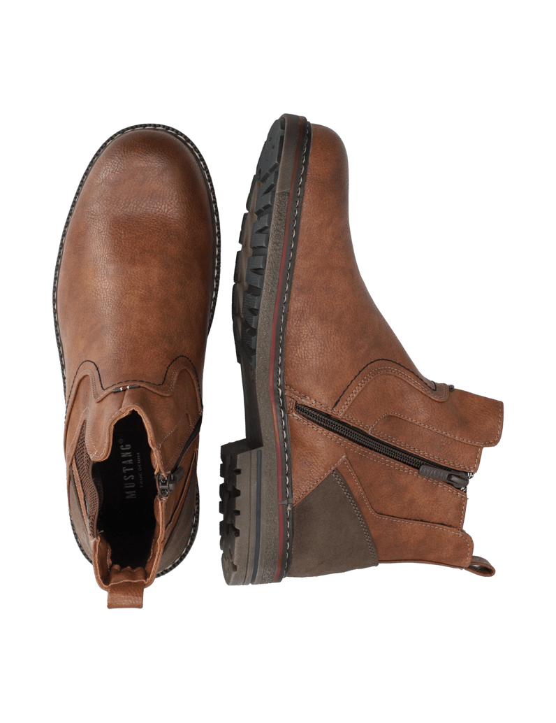 Mustang-imitácia-kože-chelsea-boots-koňaková