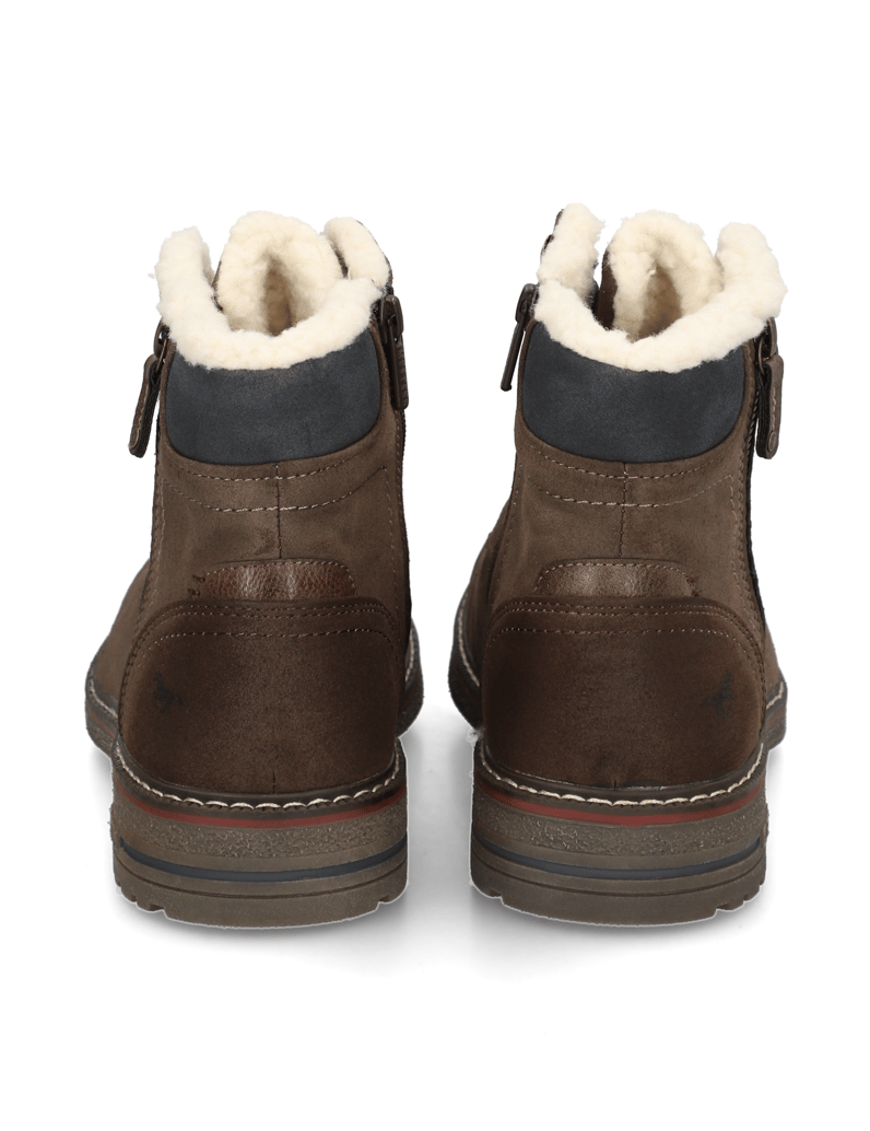 Mustang-imitácia-kože-členková-obuv-hnedá