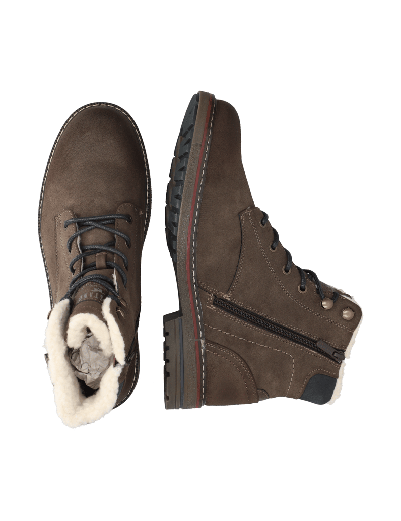 Mustang-imitácia-kože-členková-obuv-hnedá