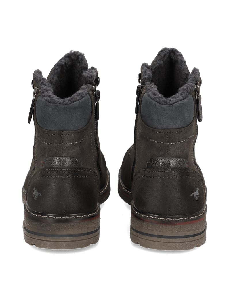 Mustang-imitácia-kože-členková-obuv-hnedá