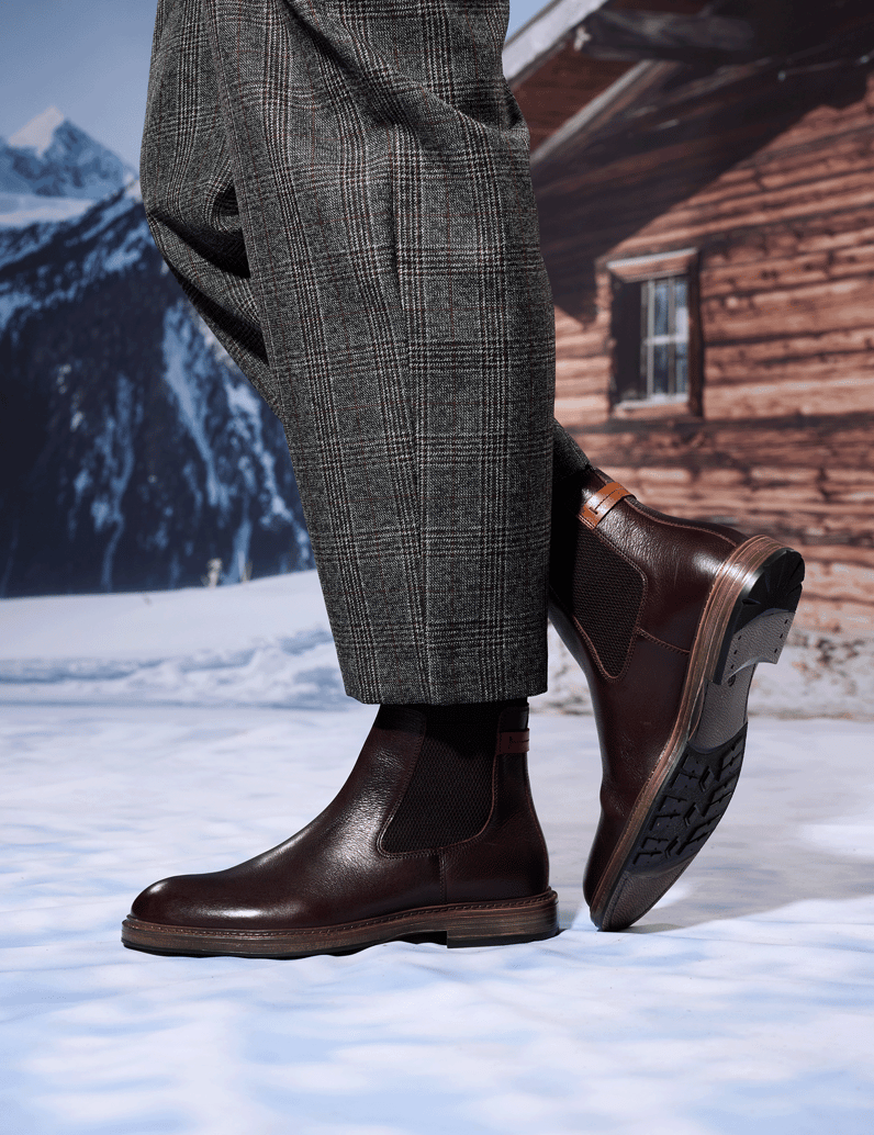 Pat-Calvin-Glattleder-Chelsea-Boot-braun