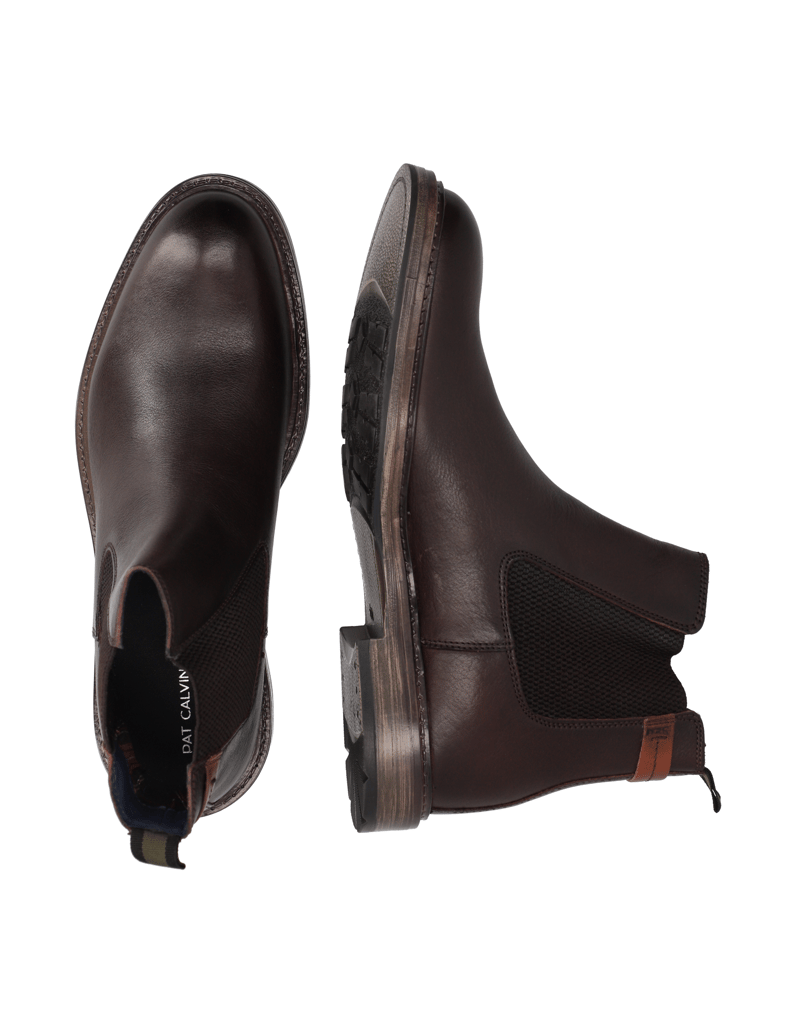 Pat-Calvin-Glattleder-Chelsea-Boot-braun