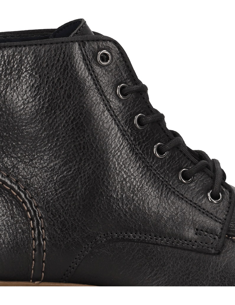 Pat-Calvin-gladko-usnje-gležnjarji-črna