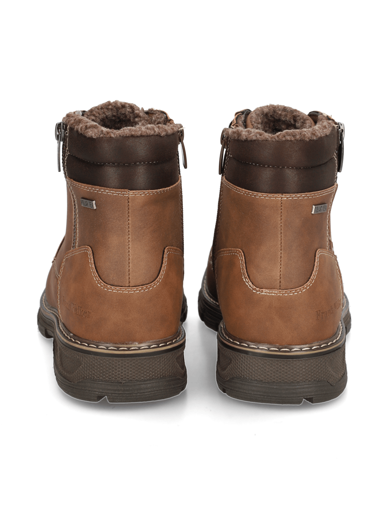 Frank-Walker-imitácia-kože-členková-obuv-hnedá