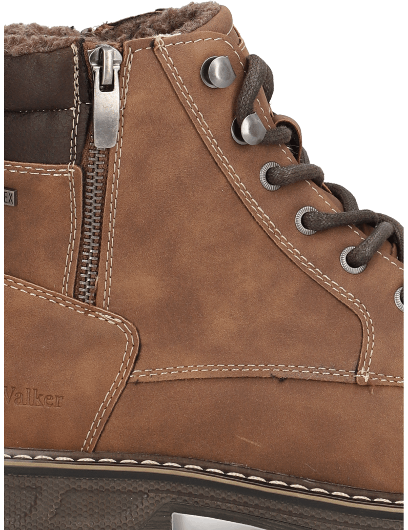 Frank-Walker-imitácia-kože-členková-obuv-hnedá