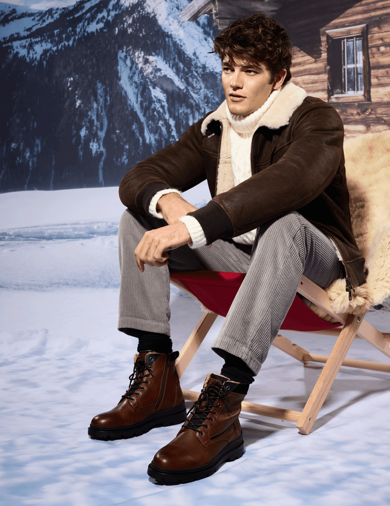 Pat-Calvin-hladká-koža-členková-obuv-čierna