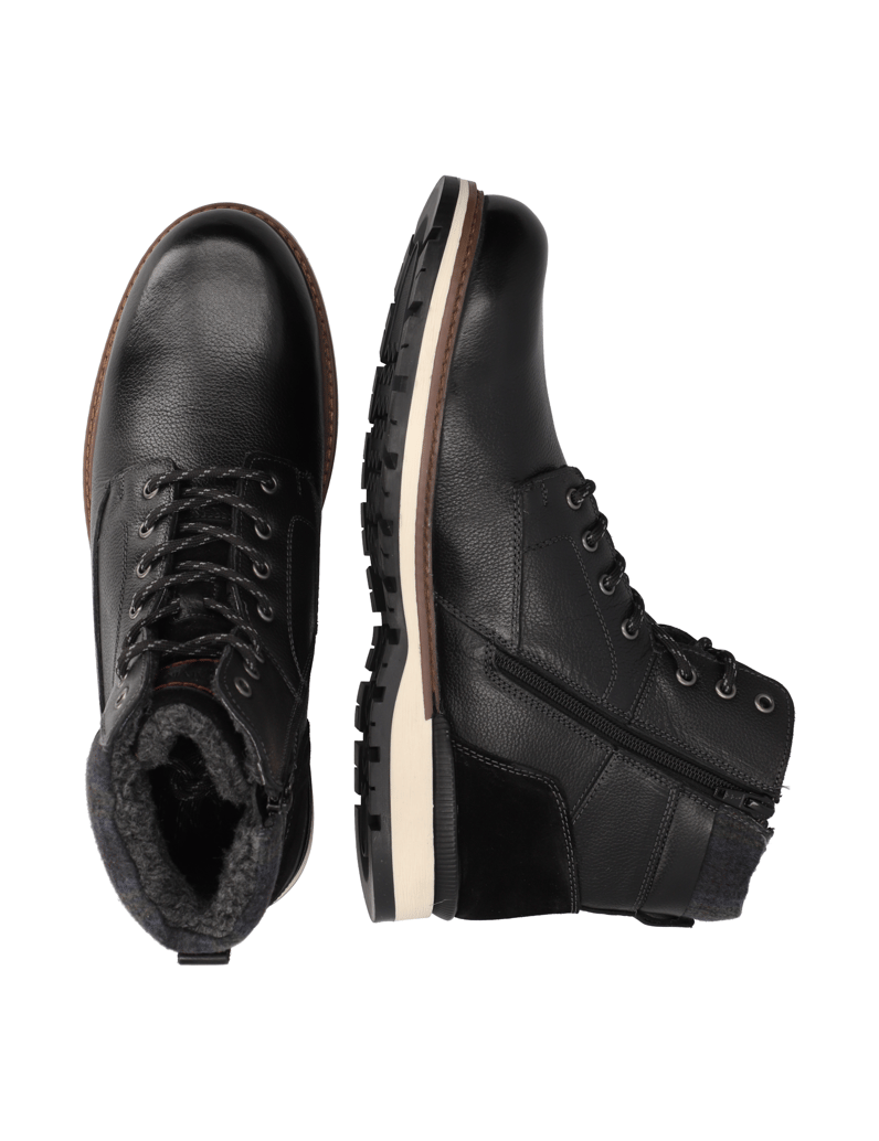 Pat-Calvin-gladko-usnje-gležnjarji-črna