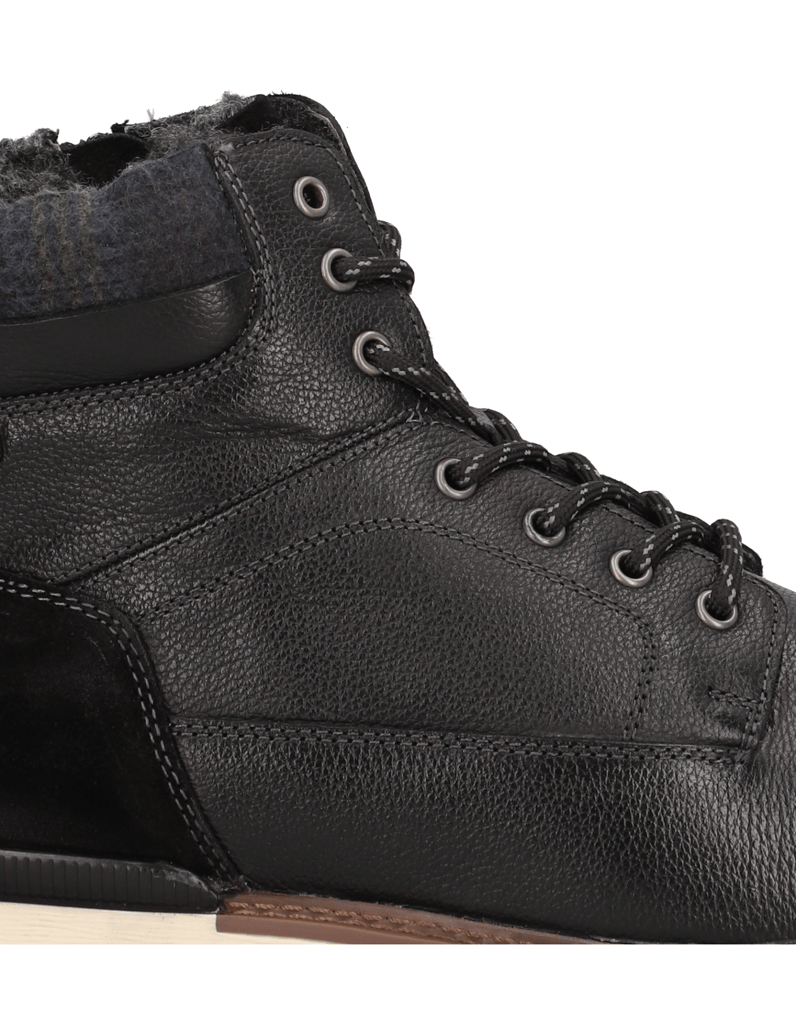 Pat-Calvin-gladko-usnje-gležnjarji-črna