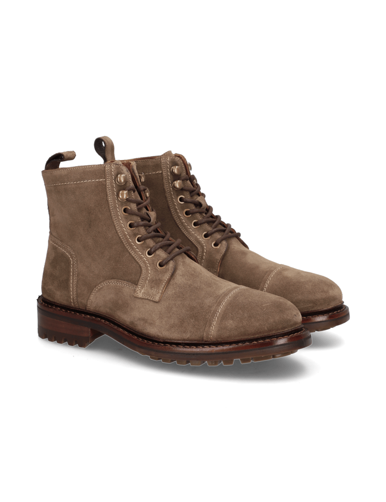 Kalman-&-Kalman-Veloursleder-Boot-braun