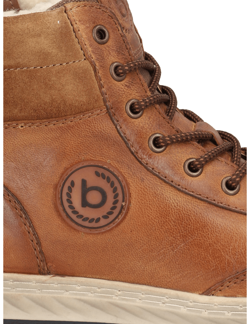 BUGATTI-DENIM-členková-obuv-hnedá