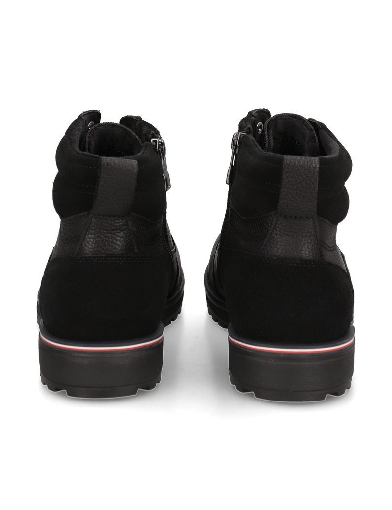 Tommy-Hilfiger-CORPORATE-W-LTH-LACE-BOOT-čierna