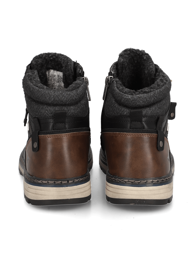 Mustang-členková-obuv-čierna