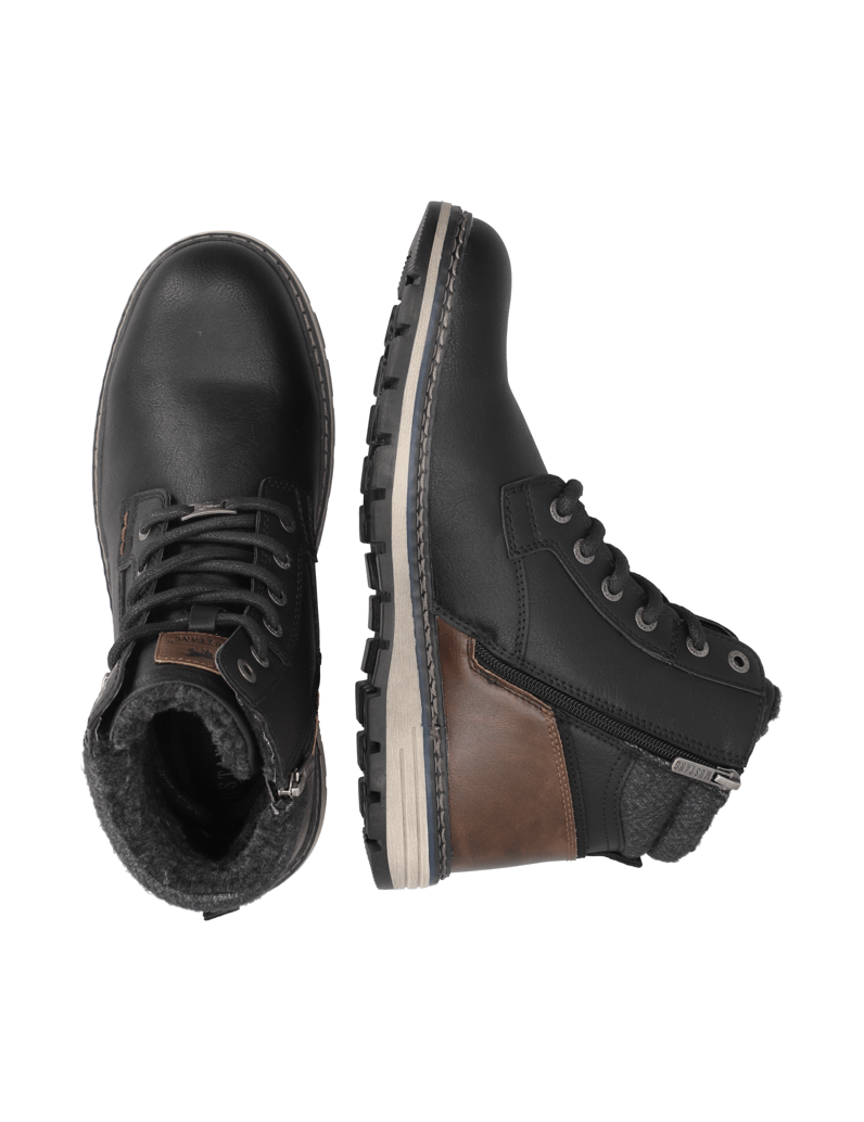 Mustang-členková-obuv-čierna