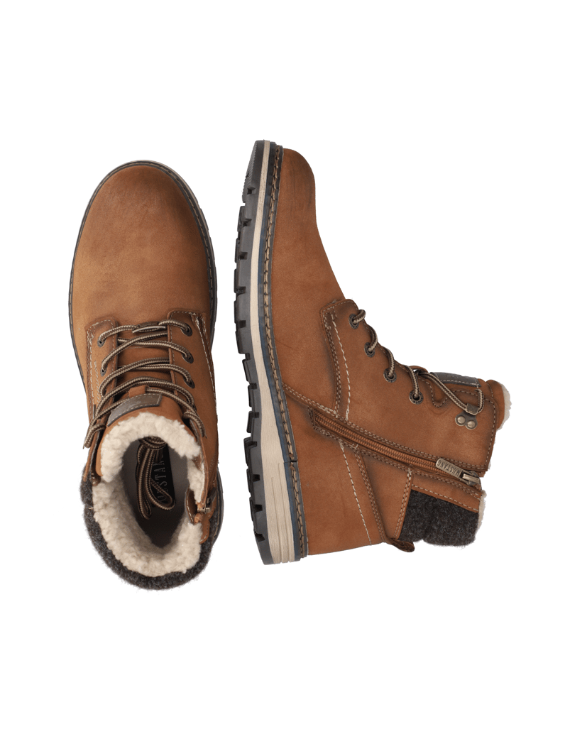 Mustang-členková-obuv-koňaková