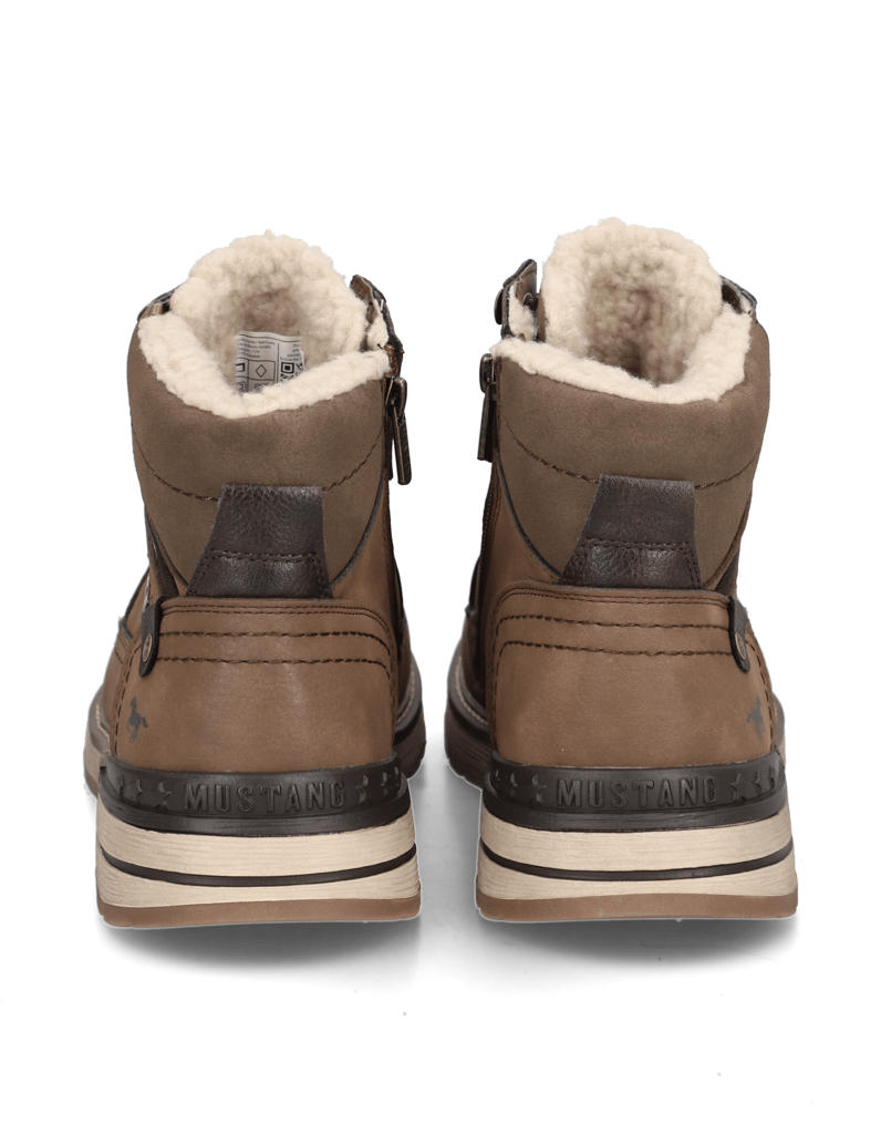 Mustang-kotníčkové-boty-béžová