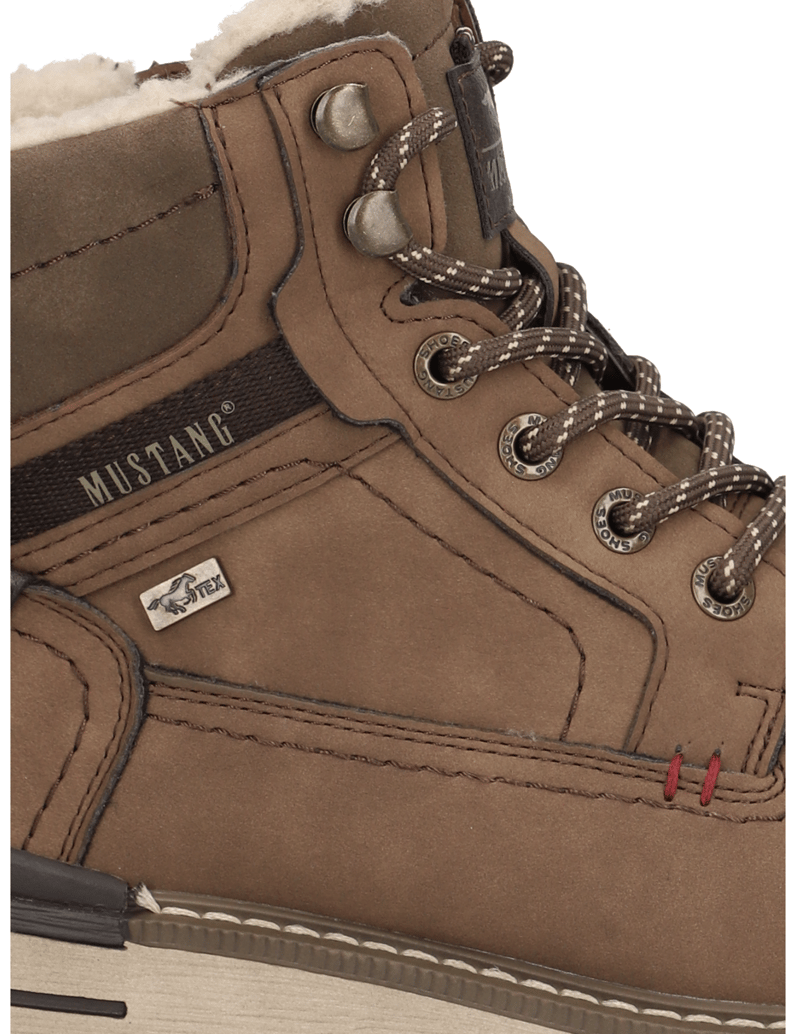 Mustang-kotníčkové-boty-béžová