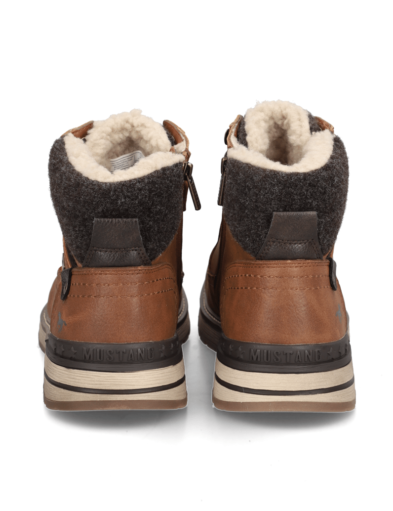 Mustang-kotníčkové-boty-koňaková